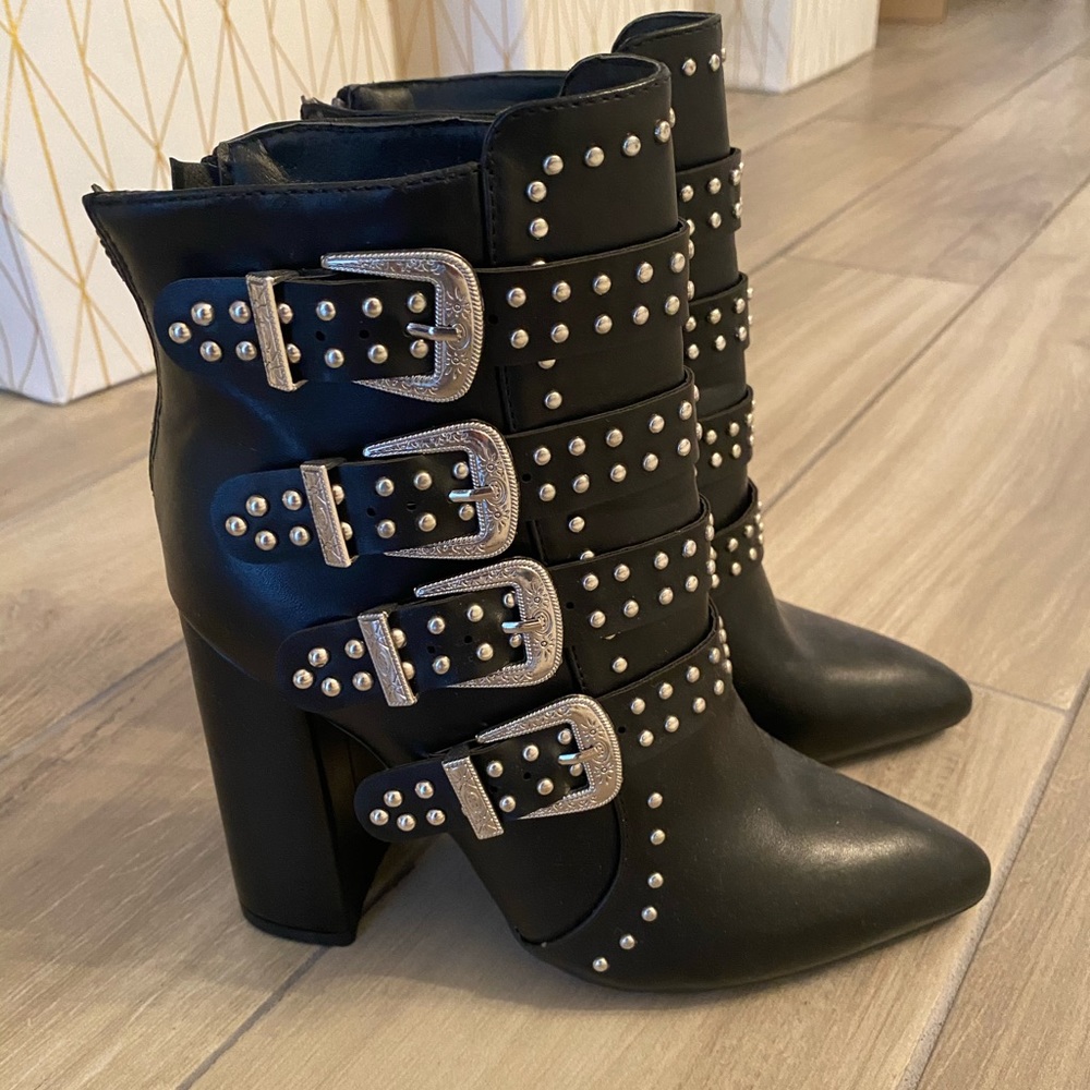 Black booties